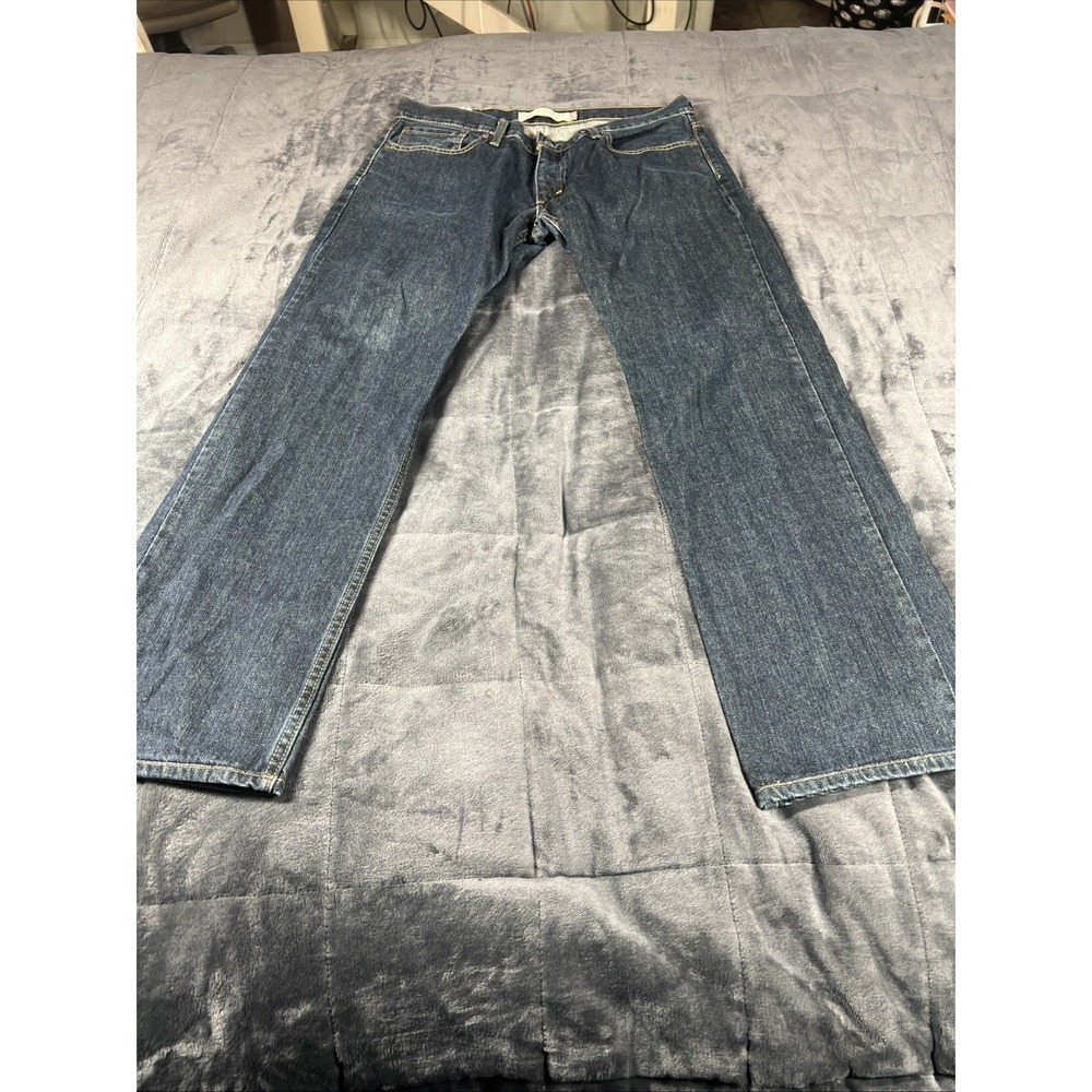Vintage Y2K Levi's 514 Slim Straight Jeans Mens Size 34x32 western cowboy